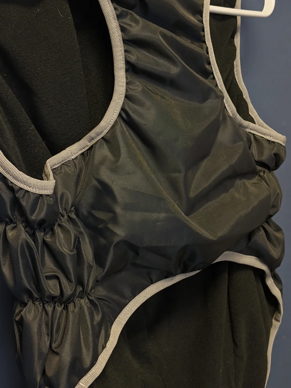 Dog Reflective Jacket - Size XXL - Black & Grey - New Without Tags
